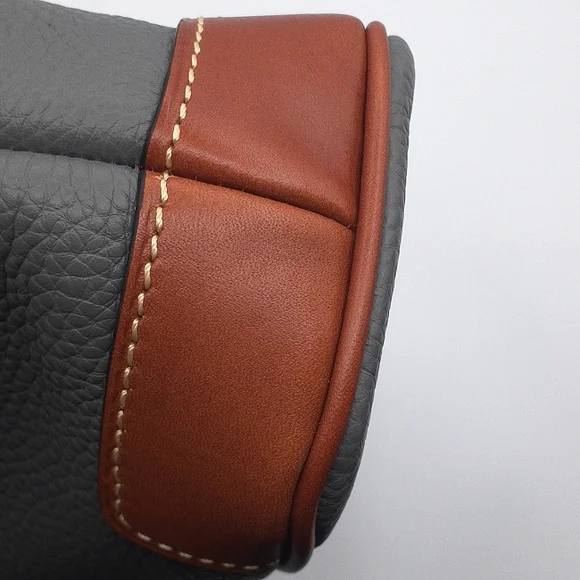 Like New Dooney & Bourke Blue Gray Crossbody Leather Bag - Picture 4 of 12